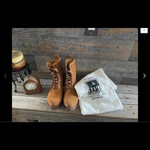 Frye Veronica combat style boots